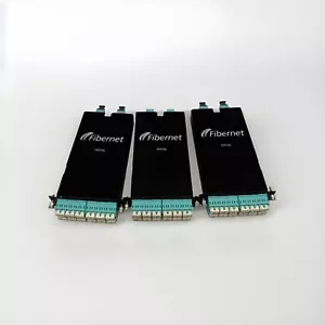 LOT OF 6 FIBERNET FMT4S MODULE 2XMTP12F-LC OM4 24 FIBERS - Picture 1 of 4