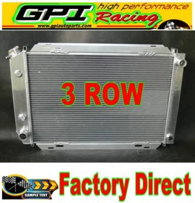 Aluminum Radiator For 1979-1993 Ford Mustang GT LX 5.0L V8 302 AT/MT Mercury - Imagem 1 de 4