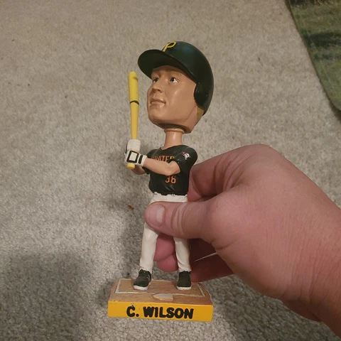 Nice 2005 Pittsburgh Pirates SGA Craig Wilson Bobblehead. Giant Eagle. Rare Cover