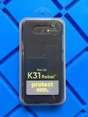 onn. Capa gel para telefone LG K31 Rebel, Phoenix 5, Fortune 3, Risio 4, nova/selada - Imagem 1 de 2