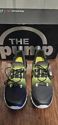 New 🔥REEBOK Z-PUMP FUSION Running Shoe WOMENS Black/yellow/white NIB Size 11 - Image 1 of 4
