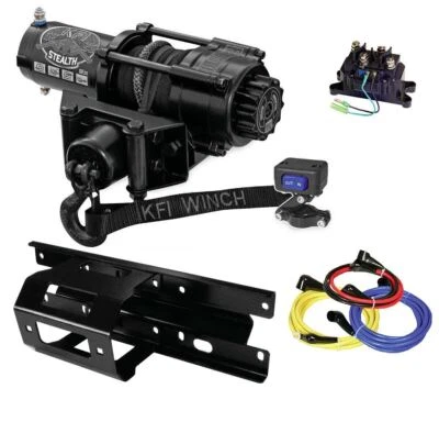 Kit de montagem e guincho furtivo KFI SE25 - 2005-2010 Polaris Sportsman 500 600 700 800 - Imagem 1 de 4