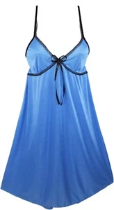 1ª Elección Lujosamente Suave y Sexy Camisón de Nylon con Bordado Estilo 11 - Imagen 1 de 10