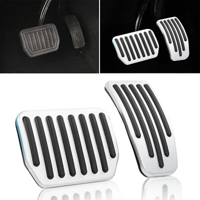 AntiSlip Foot Pedal Pads Aluminum Non-Slip Cover Accessories For Tesla Model 3/Y - Image 1 of 4