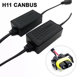 A1 2x LED Canbus Decoder H11 Headlight Computer Error Code HID Warning Canceller - Picture 1 of 5