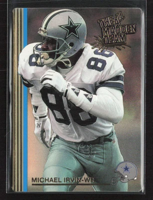 1992 Action Packed All-Madden #27 Michael Irvin - Image 1 of 2