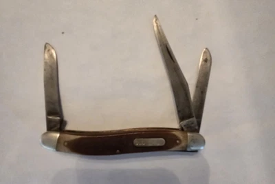 CUCHILLO VINTAGE SCHRADE DE 3 HOJAS. Foto 1 de 4