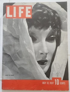 LIFE MAGAZINE - July 12 1937 - Grace The Dummy Mannequin - Audubon Bird Drawings - Picture 1 of 10