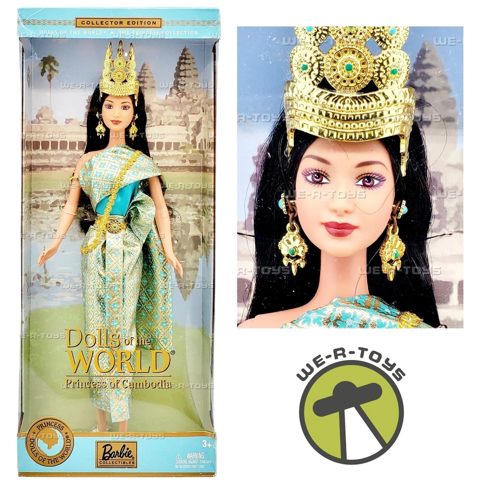 Princess of Cambodia Barbie Dolls of the World Doll 2003 Mattel B3460 - Image 1 of 4