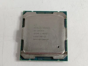 Lot of 2 Intel Xeon E5-2603 v4 1.7 GHz 6.4 GT/s LGA 2011-3 CPU Processor SR2P0 - Picture 1 of 6