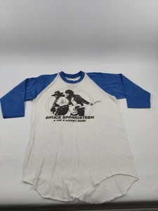 Vintage 1975 Bruce Springsteen 3/4 Raglan Shirt Size L - Picture 1 of 7