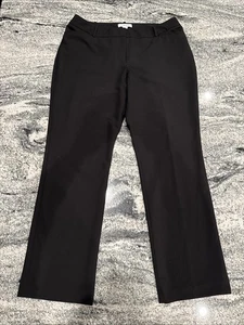 14 Liz Claiborne Audra schwarze Hosen Taschen Polyester Viskose Elasthan - Bild 1 von 6