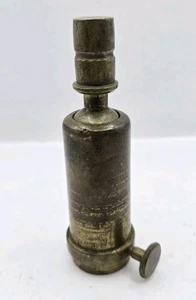 Antica bussola per geometri in ottone livella supporto ricambio vintage 5,5" - Foto 1 di 12