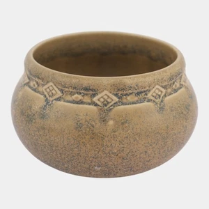 Jarrón marrón moteado cerámica artesanal vintage Rookwood 1922 1797 - Imagen 1 de 6