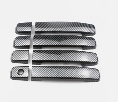 Carbon External Door Handle Knobs Trim Decor Cover For Nissan Frontier 2005-2021 - Image 1 of 4