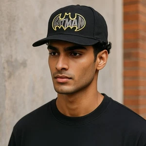 Batman DC Comics Logo Snapback Bioworld Adjustable Cap Hat One Size Fits Most - Picture 1 of 10