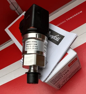 1pcs Danfoss Pressure Transmitter Sensor MBS3000 060G1104 0-25bar - Image 1 of 2