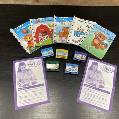 Fisher Price Power Touch Baby Books Cartridges Lot Of 10 Little People Farm ABC - Image 1 of 4