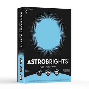 Astrobrights 30% Recycled Bright Color Paper, 8 1/2in x 11in, 24 Lb, FSC Cert... - Picture 1 of 4