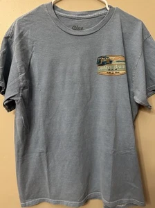 Hidden Beach Bar, Marblehead, OH, Large, Blue T-shirt. - Picture 1 of 5