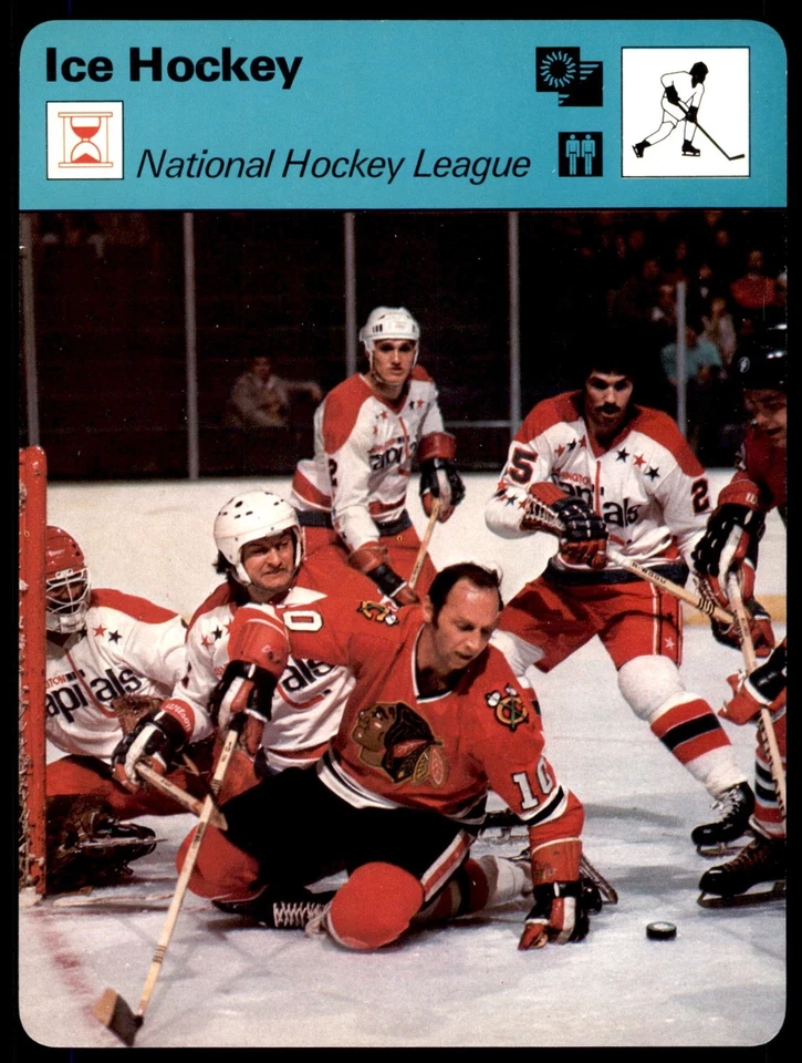 1977 Sportscaster #27-24 Национальная хоккейная лига - хоккей EX - Изображение 1 из 2