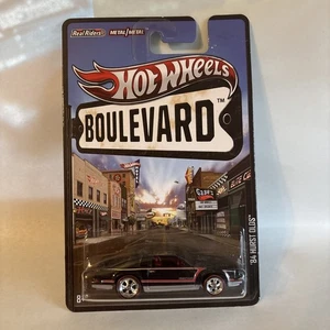 2012 HOT WHEELS REAL RIDERS BOULEVARD '84 HURST OLDS BLACK 1:64 With protector - Picture 1 of 5