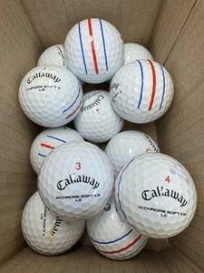 12 callaway chrome soft triple track x/ls pearl /a golf balls FREE POSTAGE - Picture 1 of 1