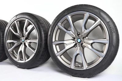 Neu Original BMW X7 G07 Winterräder 22 Zoll 755 M V-Speiche 8093913 47814 - Bild 1 von 4