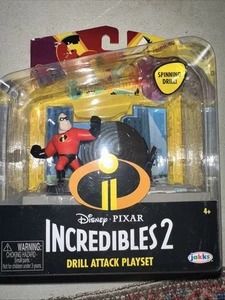 Disney Pixar Increíbles 2 Drill Attack Juego con Mr Incredible NUEVO - Imagen 1 de 4