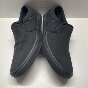 Vans Classic Black Slip On Shoes Sneakers Men's 13 - Picture 1 of 10