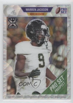 2021 Leaf Pro Set Metal Silver Wave /15 Warren Jackson #98 - Image 1 of 2