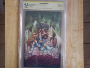 WONDERLAND #50 ISLANDER CMCS EXCLUSIVE "VIRGIN" CVR CBCS 9.8 GIARDINA / MOS SIG - Picture 1 of 4