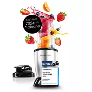 GOURMETmaxx Nutri Batidora Mezcladora Smoothie Batidos Licuadora Picadora 700ml - Imagen 1 de 8