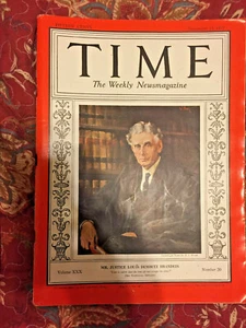 1937 Time November 15 - Kamal Ataturk; War Admiral or Seabiscuit? Pyle and Wyeth - Picture 1 of 2