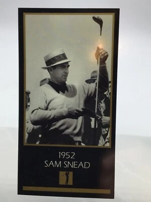 1993-98 Grand Slam Ventures  The Masters Collection 1952 Sam Snead - Image 1 of 2