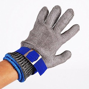 Stainless Steel WireMesh Cut Proof Glove Resistant Chain Mail Protective Safety