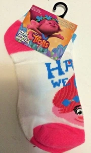 Dreamworks Trolls Child Socks Shoe Size 10 - 4 Planet Sox New! - Picture 1 of 2