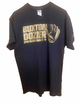 Byron Buxton/Brian Dozier Gold Glove T-Shirt (Sz M) Minnesota Twins (SGA) (NEW) - Image 1 of 4