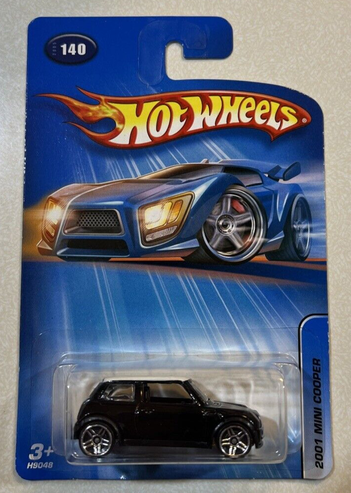 Hot Wheels Blue Card Mini Cooper Diecast and Toy Vehicles