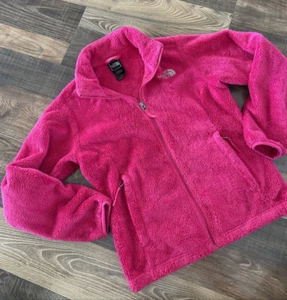 Abrigo Chaqueta THE NORTH FACE Vellón Difuso Rosa Cremallera Completa Niña Talla M 10/12 - Imagen 1 de 21