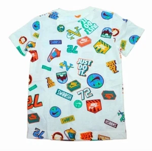 Nike Toddler Sail All Over Graphic Print Tee Hikenike Camp Trail Kid SZ 4 - Picture 1 of 3