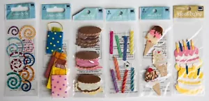 SMALL Jolee's Stickers, BIRTHDAY PARTY FUN Theme, You Pick, some Rare! - Picture 1 of 7