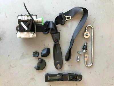 MERCEDES C320 C240 2001-2004 CINTURÓN DE SEGURIDAD DELANTERO IZQUIERDO NEGRO OEM Foto 1 de 4