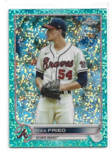 2022 Topps Chrome Aqua Mini Diamond Refractor /199 Max Fried #75 - Picture 1 of 1
