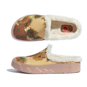 Zapatos informales para caminar UIN para mujer Mula (Van Gogh girasoles-Fuerteventura VII) - Imagen 1 de 8