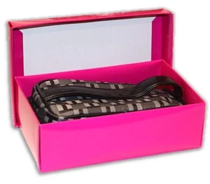Tupperware Cosméticos Bolsa de Viaje Maquillaje Espejo con Cremallera Negro Premio Nuevo en Caja ❤️ - Imagen 1 de 4