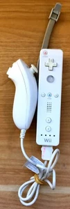 MANETTE + NUNCHUK OFFICIELS BLANCS NINTENDO WIIMOTE WII FONCTIONNELS - N°2 - Picture 1 of 7