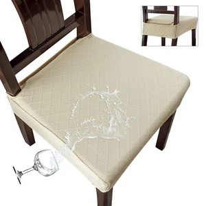 Waterproof Seat Covers for Chairs Seat Covers for Dining Room Chair Slipcover... - Picture 1 of 7