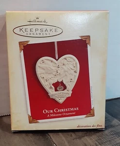Hallmark Our Christmas - A milestone Christmas Tree Ornament 2005 Box Included - Picture 1 of 4