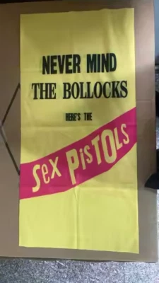 Sex Pistols Never Mind The Bollox Yellow Microfibre Polyester Snood Ska FREE P&P